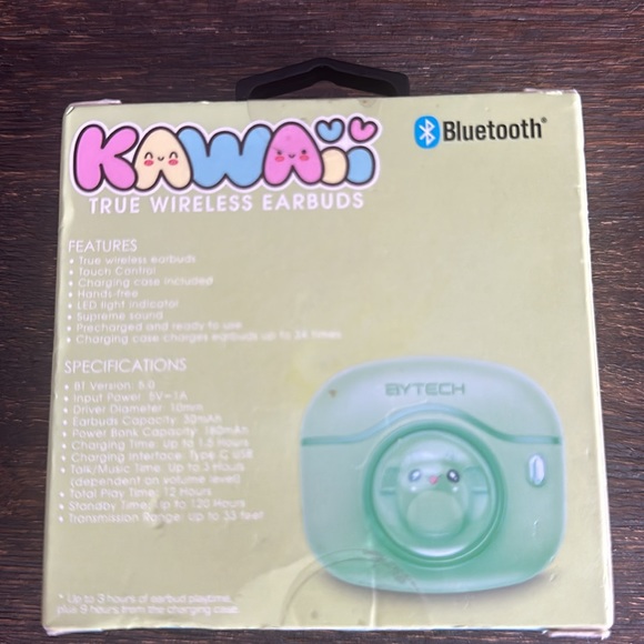 Bytech Bluetooth Kawaii True Wireless Earbuds - Picture 2 of 2